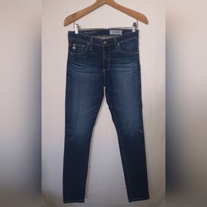 AG Adriano Goldschmeid The Farrah Skinny Jeans Blue Revolve Size 27R